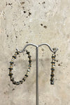 Beaded Medium Hoops