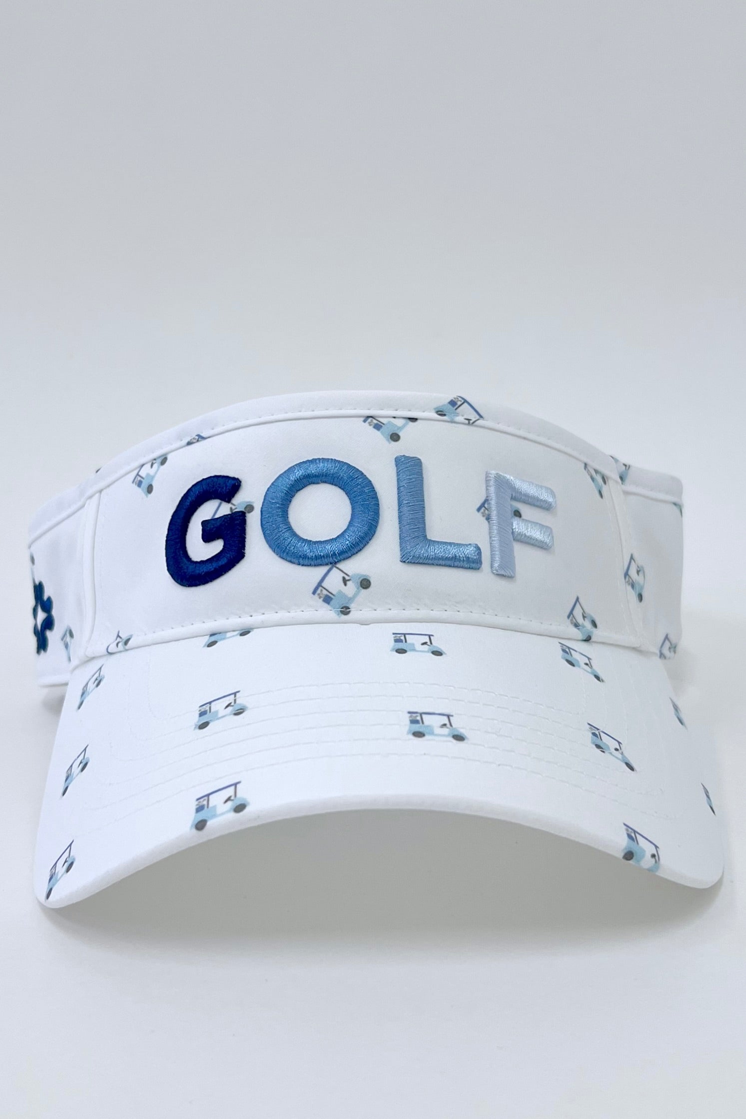 Golf Cart Visor with Puff Logo